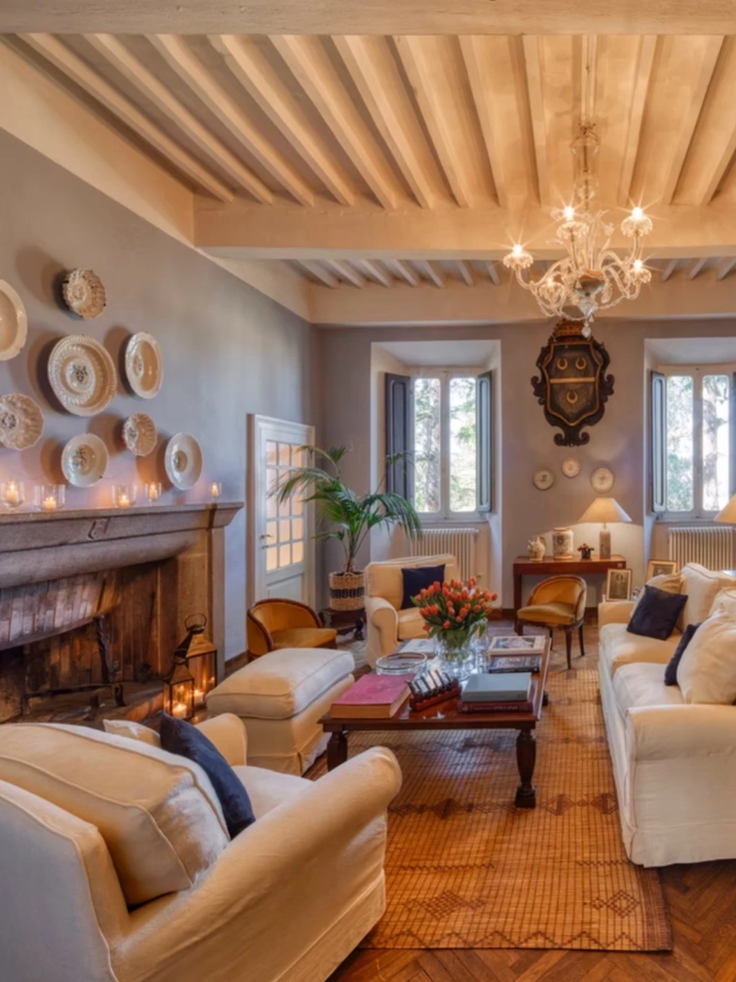 Interior sitting area